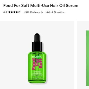 Matrix food for soft hair oil. New never been used.